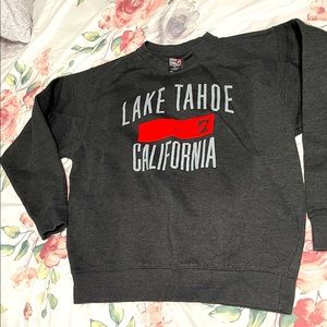 Like new Lake Tahoe gray sweatshirt from Outfitter Trading Co. L